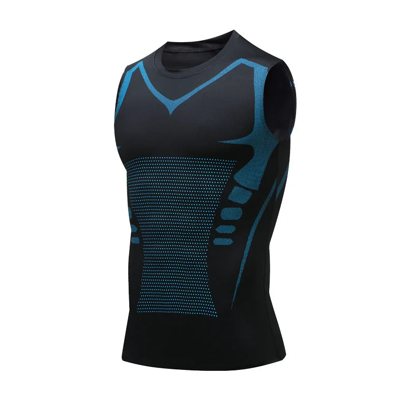 Men's Compression Tank Top – Sleeveless Gym Shirt for Fitness & Bodybuilding