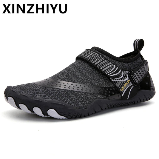 Men's Water Shoes Quick Dry Non-Slip Barefoot Aqua Shoes for Swimming & Outdoor