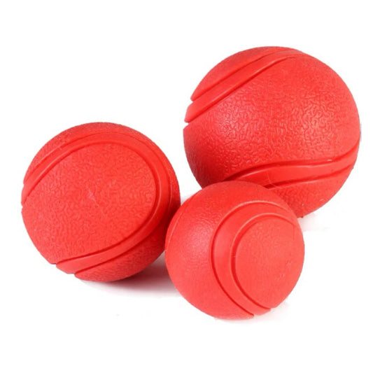 Rubber Chew Ball Dog & Cat Toy – Bite-Resistant, S/M/L