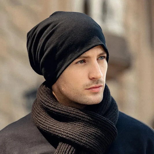 Slouchy Beanie Hat Loose Fit Windproof Outdoor Cap