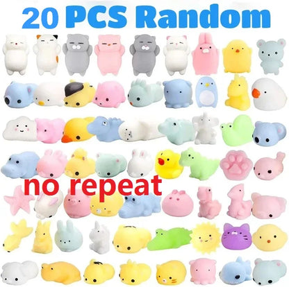 Kawaii Mochi Squishy Animal Toys – Stress Relief Party Favors