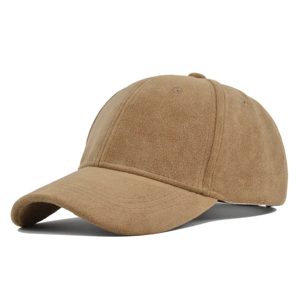 Unisex Adjustable Baseball Cap – Solid Retro Snapback Hat for Men & Women
