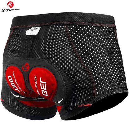 5D Gel Pad Men's Cycling Underwear Shorts – Breathable Bike Underpants