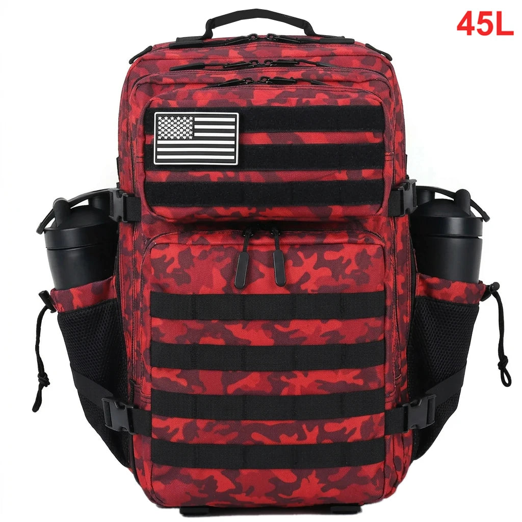 45L Tactical Backpack – Waterproof MOLLE Gym & Hiking Bag