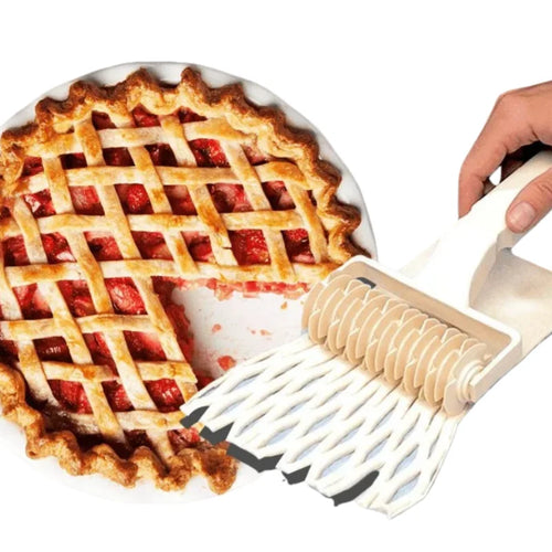Pastry Lattice Roller Cutter – Pizza & Cookie Dough Wheel