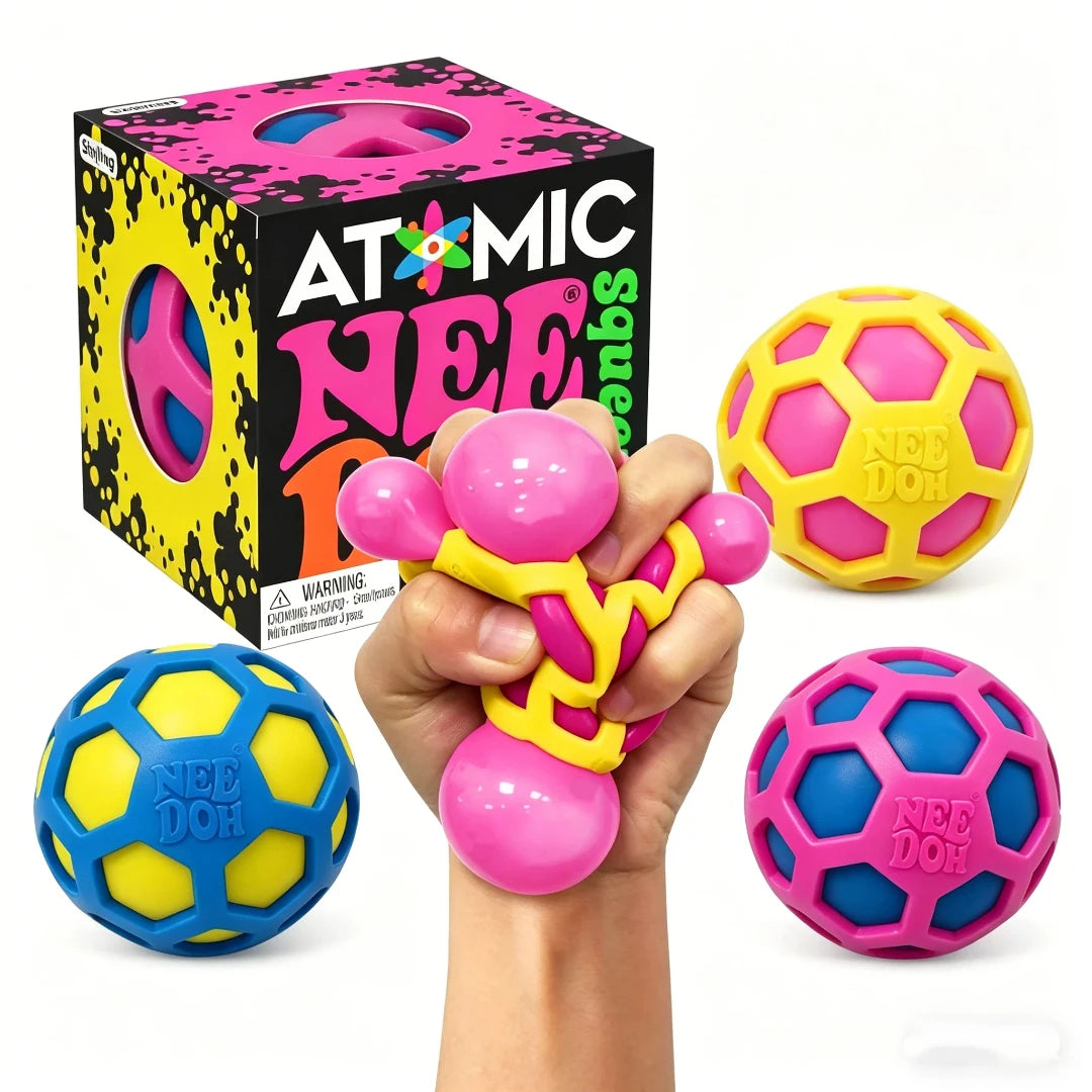 Needoh Atomic Stress Relief Ball – Squishy Fidget Toy