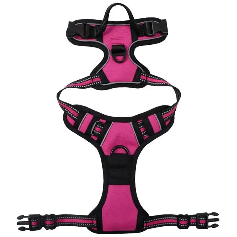 Reflective No-Pull Dog Harness – Adjustable Breathable Vest