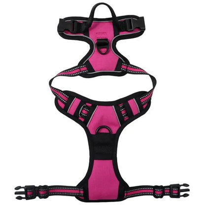 Reflective No-Pull Dog Harness – Adjustable Breathable Vest