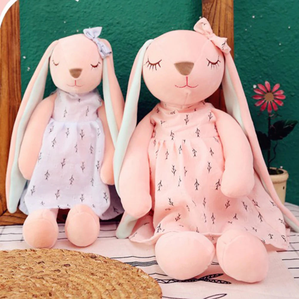 Cute Bunny Plush Doll – 35cm Soft Stuffed Rabbit Toy
