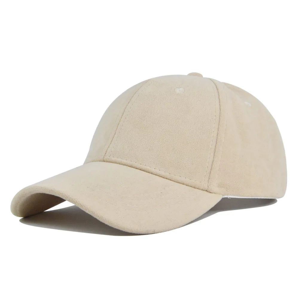 Unisex Adjustable Baseball Cap – Solid Retro Snapback Hat for Men & Women