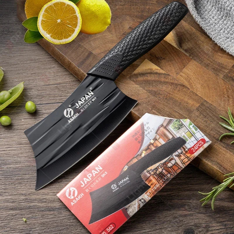 Black Chef Knife – Japanese Stainless Steel Kitchen Knife