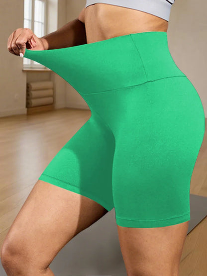 High-Waist Biker Shorts for Women - Tummy Control