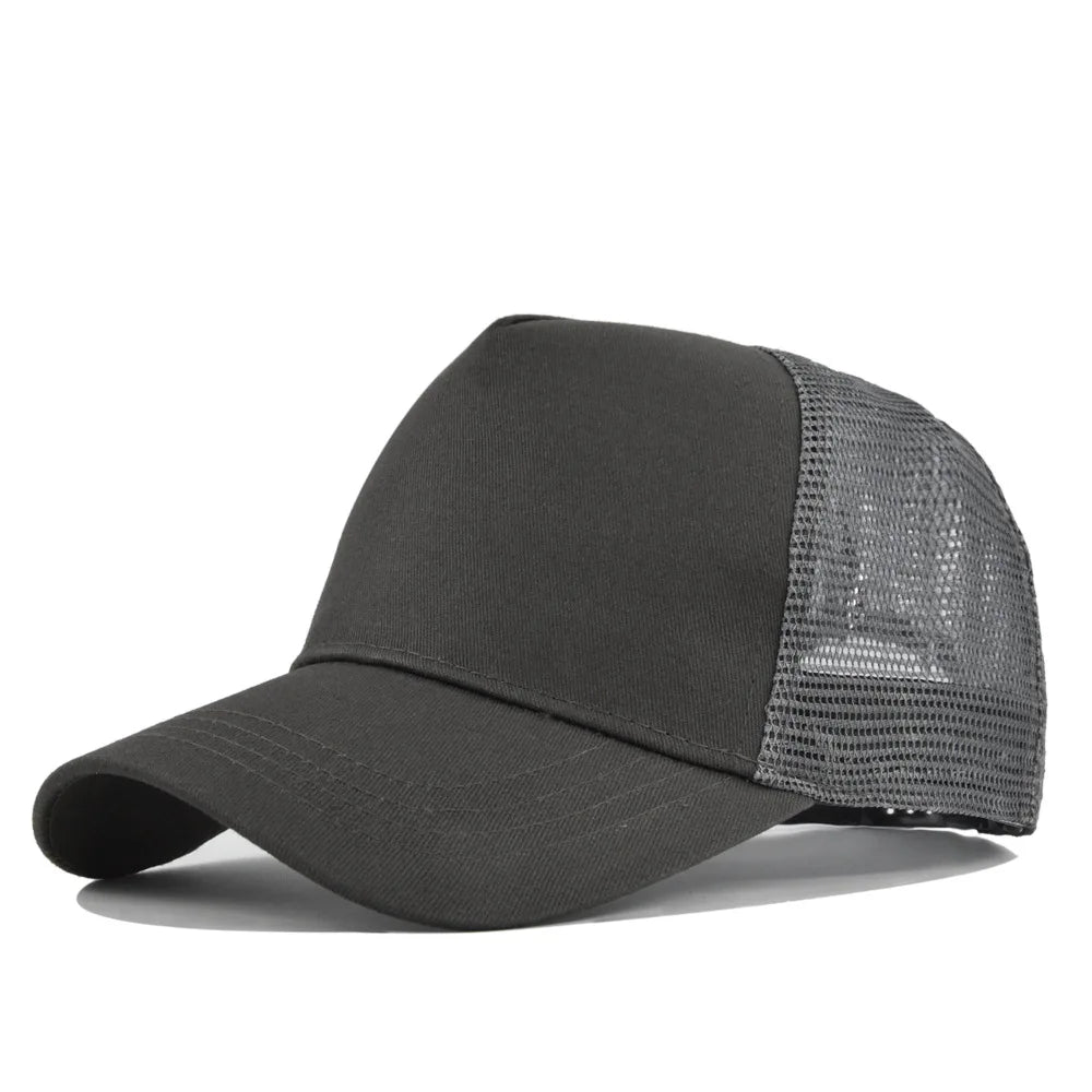 5-Panel Mesh Trucker Cap – Breathable Baseball Hat for Men & Women