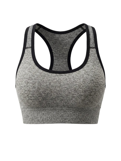 Women's Seamless Racerback Sports Bra – Workout Yoga Top
