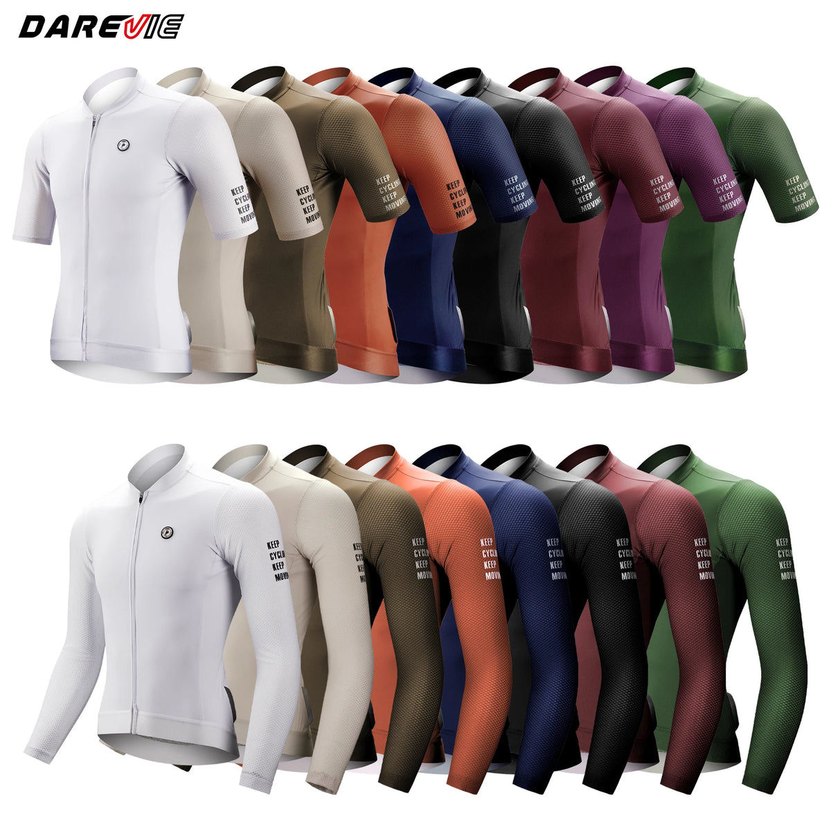 Darevie Long Sleeve Cycling Jersey – SPF 50 UV Protection