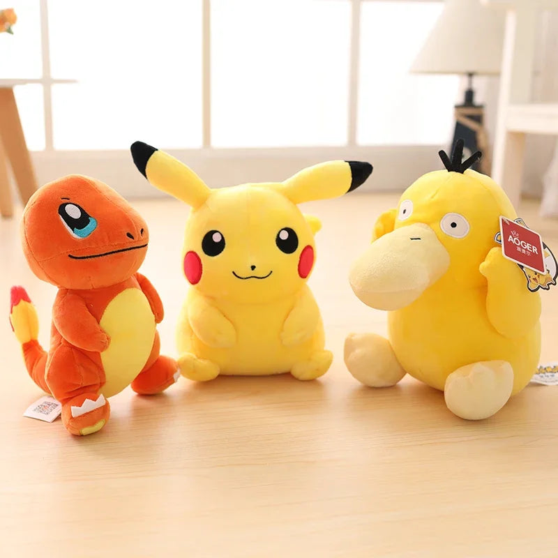 Pokemon Plush Toy – Pikachu, Charizard, Eevee & More Stuffed Dolls