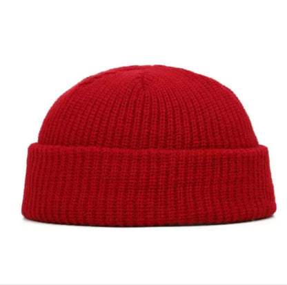 Winter Knit Beanie Hat – Thermal Skull Cap for Men & Women