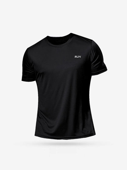 Men's Quick Dry Gym T-Shirt - Short Sleeve Running & Training Top