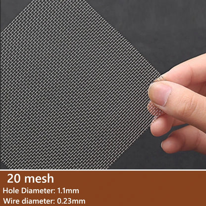 304 Stainless Steel Wire Mesh Filter Screen – 4 to 500 Mesh