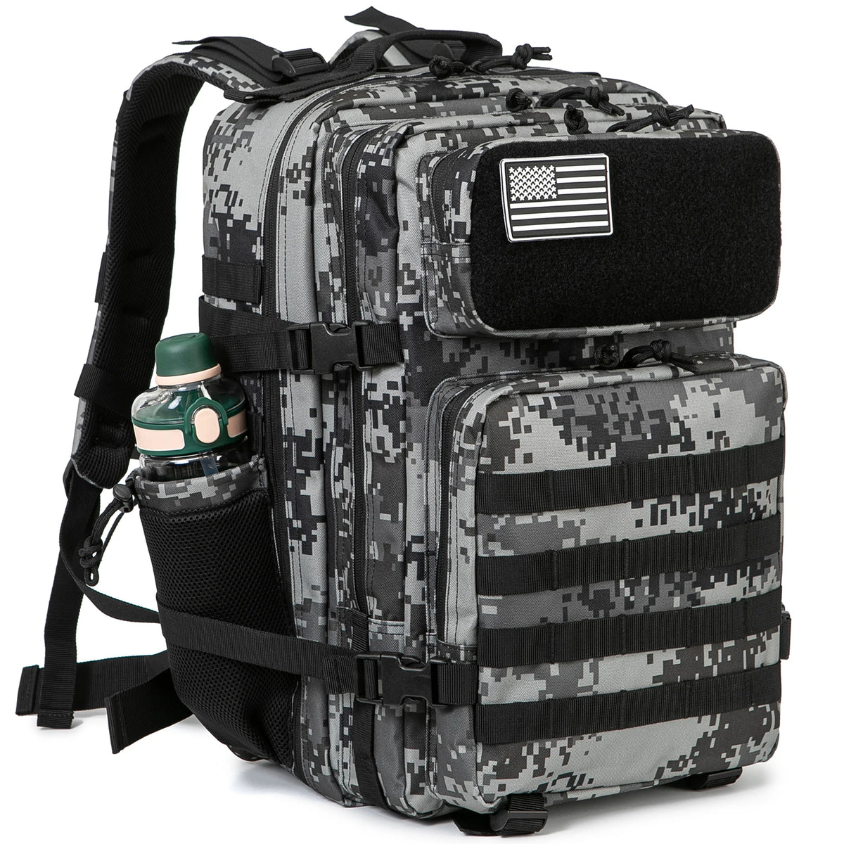 45L Tactical Backpack – MOLLE Military Rucksack for Hiking & Outdoor
