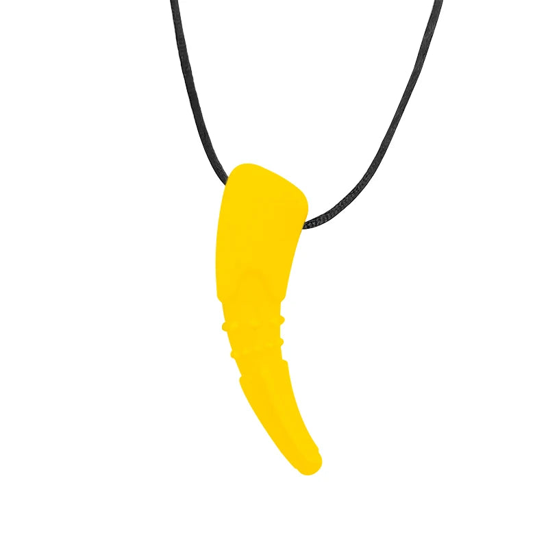 Silicone Chew Necklace – Sensory Teether Pendant for Kids Oral Motor Chewing