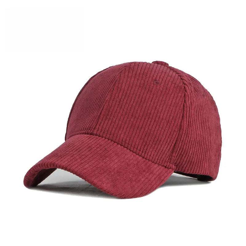 Unisex Adjustable Baseball Cap – Solid Retro Snapback Hat for Men & Women