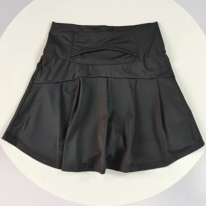 Ice Silk Skort for Women – High Waist Quick-Dry Athletic Skirt