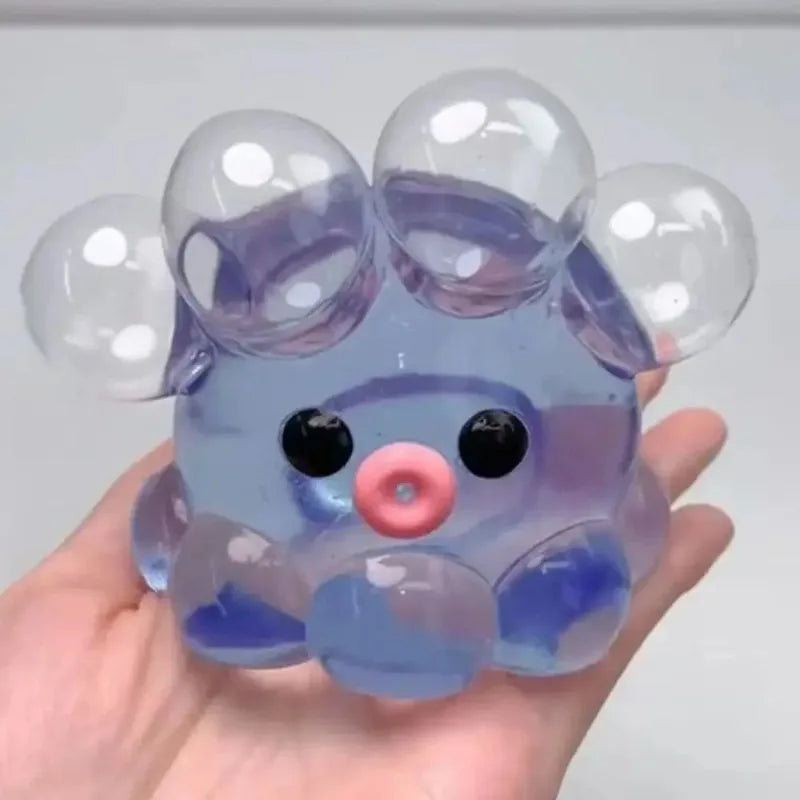 Bubble Octopus Squishy Stress Relief Toy – Slow Rise Squeeze Ball