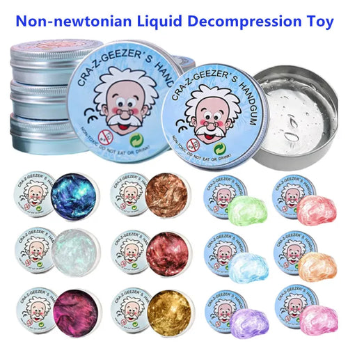 Crystal Slime Putty – Kids Safe Stress Relief Clay Toy