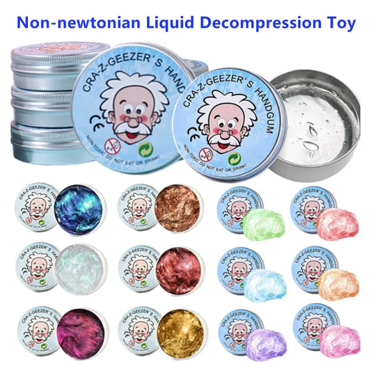 Crystal Slime Putty – Kids Safe Stress Relief Clay Toy