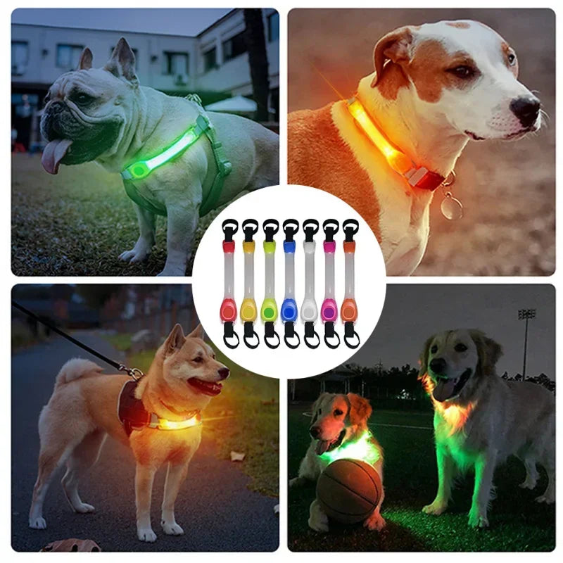 LED Dog Collar Light Pendant – Waterproof Flashing Safety Tag