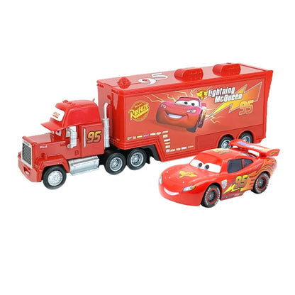 Pixar Cars Lightning McQueen and Uncle Mike Truck Set