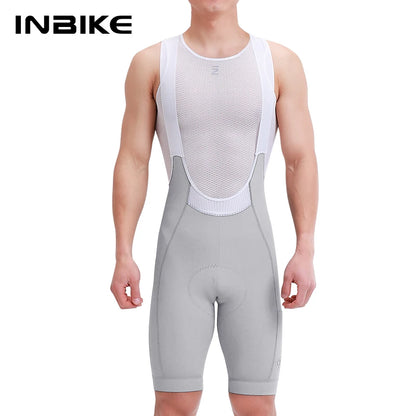 INBIKE Men's Cycling Bib Shorts with Padded Seat