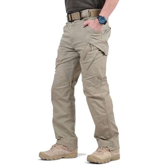 Men's Tactical Cargo Pants – Military Multi-Pocket Hiking Trousers