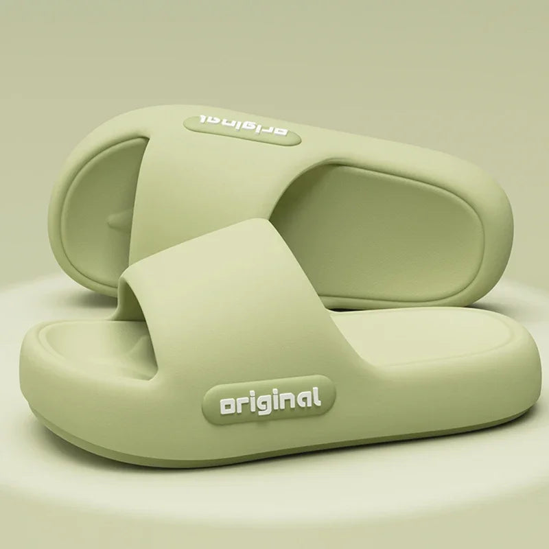 Thick Platform EVA Slippers for Women – Non-Slip Soft Sole Slides