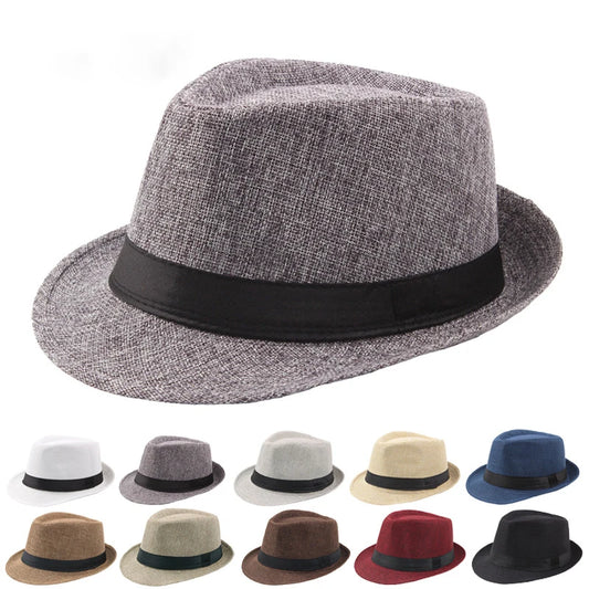 Fedora Hat – Wide Brim Panama Jazz Sun Cap, Unisex