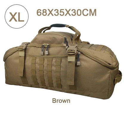 Tactical Duffle Backpack – MOLLE Military Bag 25L / 45L / 80L