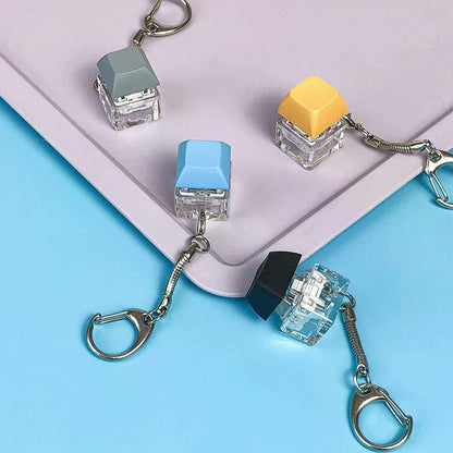 Mechanical Keyboard Keycap Keychain – Fidget Stress Relief Toy