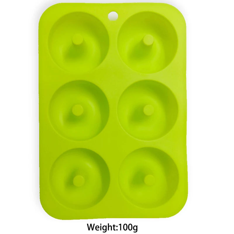 Silicone Donut Mold 6-Cavity – Non-Stick Doughnut Baking Pan