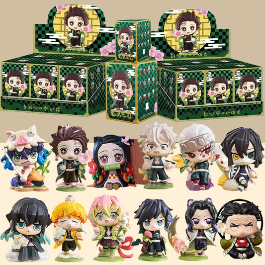 Demon Slayer Blind Box Figures – Tanjiro & Nezuko PVC Anime Collectibles