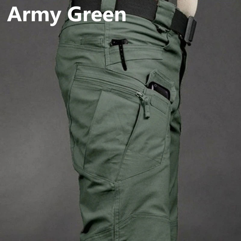 Men's Tactical Cargo Pants – Waterproof Outdoor Hiking Trousers