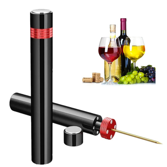 Air Pressure Wine Opener – Stainless Steel Needle Corkscrew