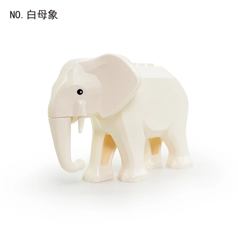 Animal Building Block Mini Figures – MOC Zoo & Farm Creatures Set for Kids