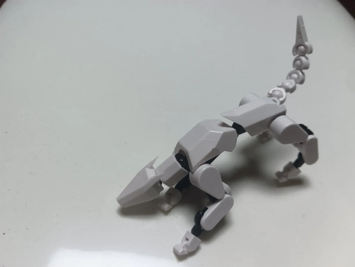 3D Printed Multi-Jointed Robot Action Figure – Full Articulation with Accessories