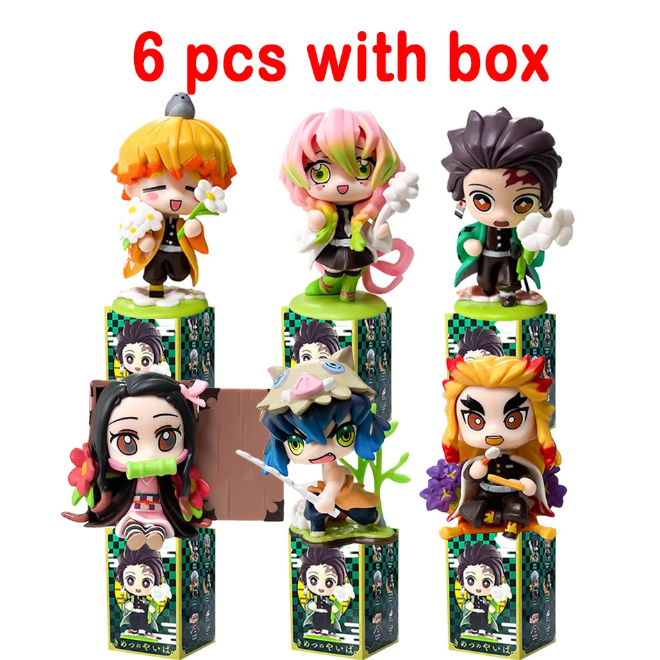 Demon Slayer Anime Figure Blind Box – Tanjiro & Nezuko Mini Statues