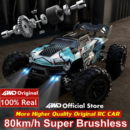 4WD RC Car 1/16 Scale – 50/80KM/H High Speed Off-Road Remote Control Truck