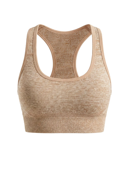 Women's Seamless Racerback Sports Bra – Workout Yoga Top