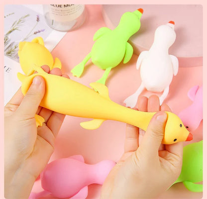 Squeeze Duck Stress Relief Toy – Kawaii Squishy Animal