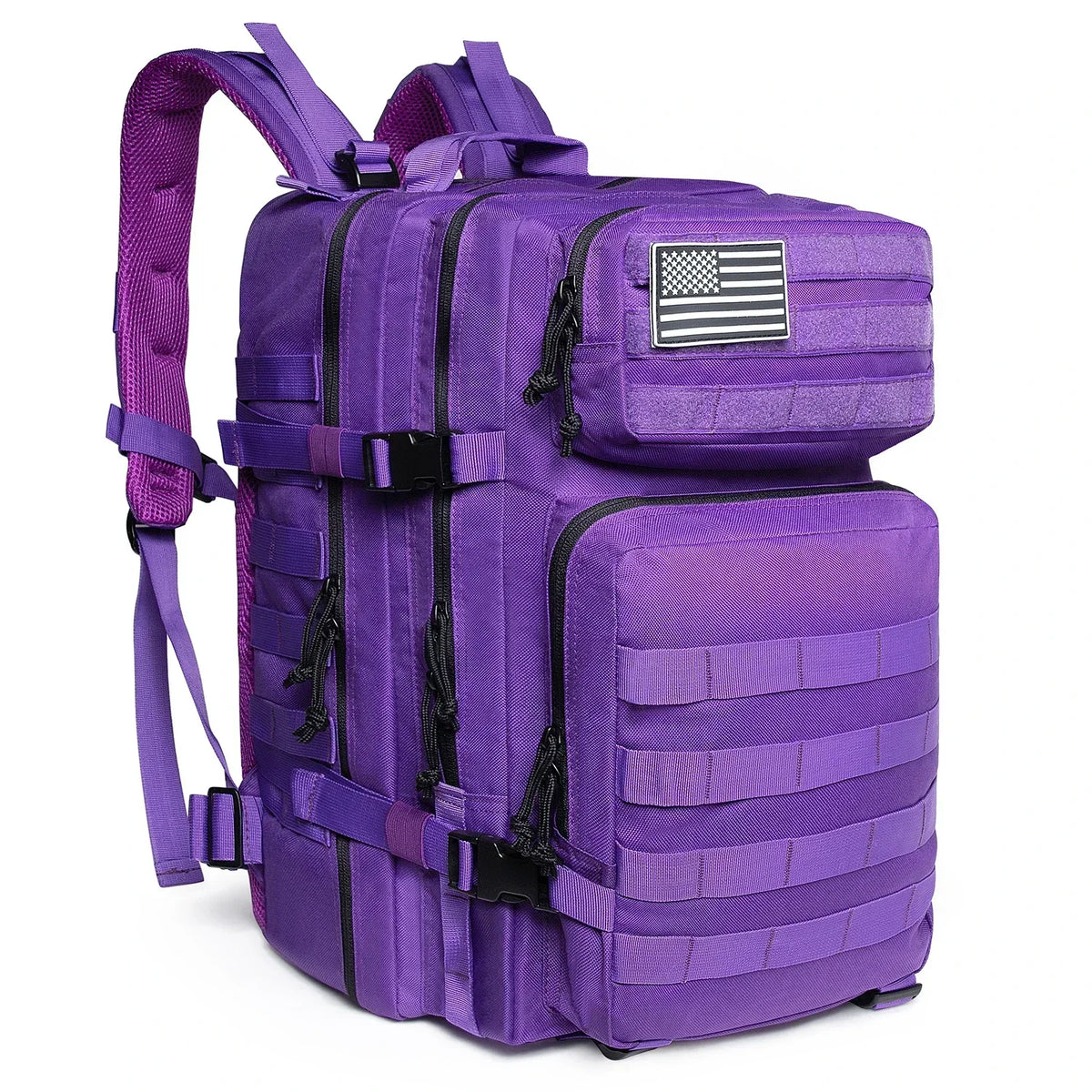 45L Tactical Backpack MOLLE Military Assault Pack for Hiking & Camping