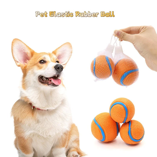 Tough Dog Chew Ball Toy – Elastic Fetch Ball for All Sizes